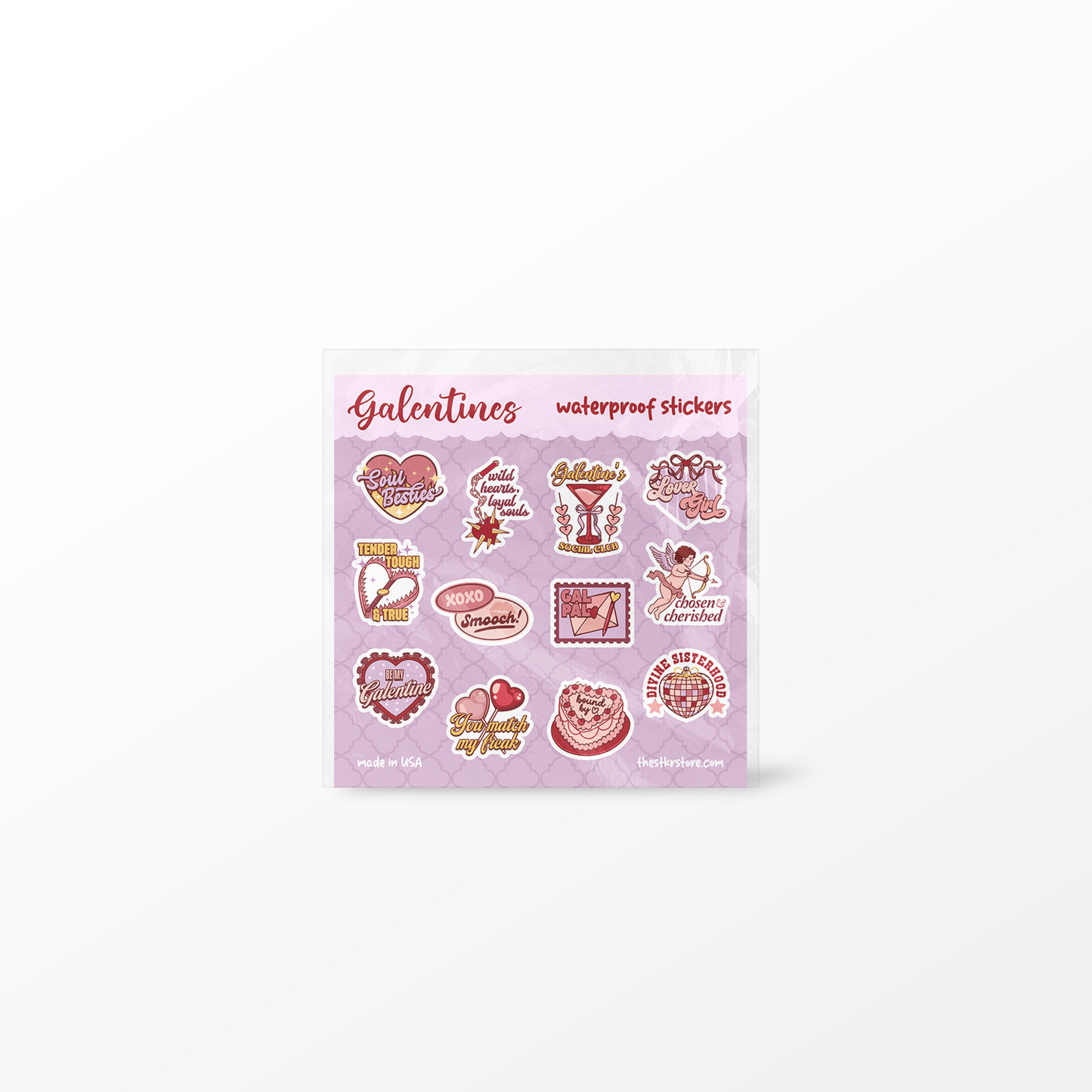 Galentines Sticker Sheet - The Stkr Store