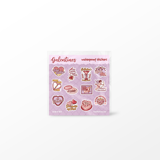Galentines Sticker Sheet - The Stkr Store