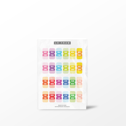 Le Tram Mini Rainbow Tabs