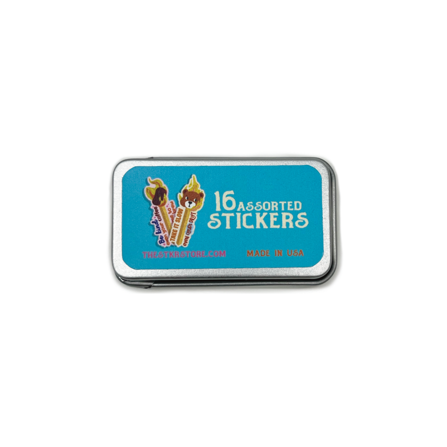 Light My Fire - Matchstick Stickers Tin