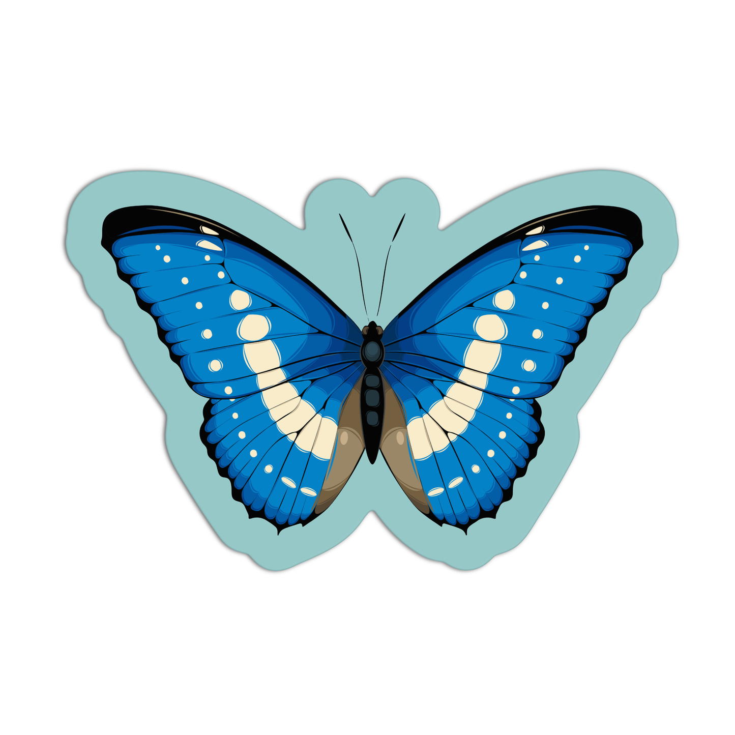 Morpho Cypris Sticker