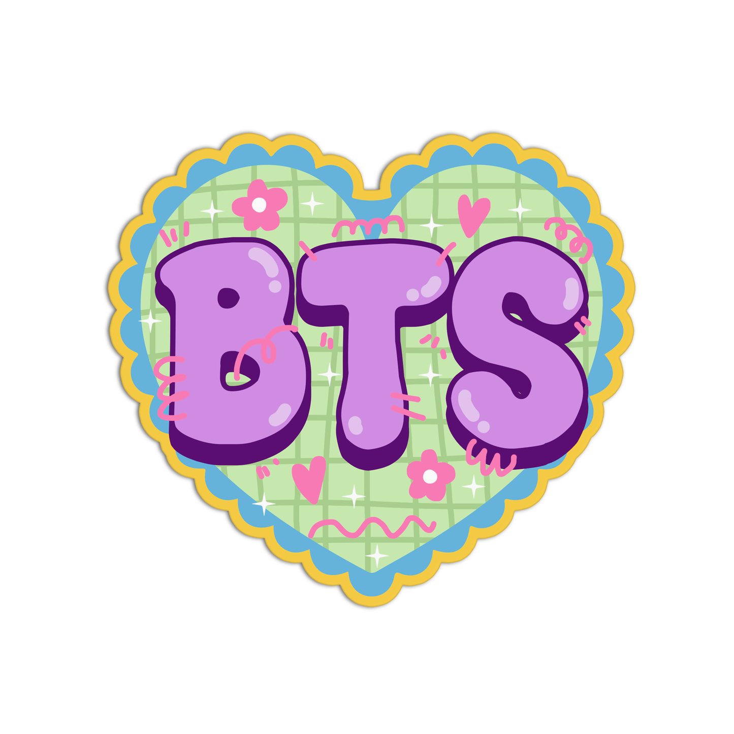 BTS Heart BTS Sticker