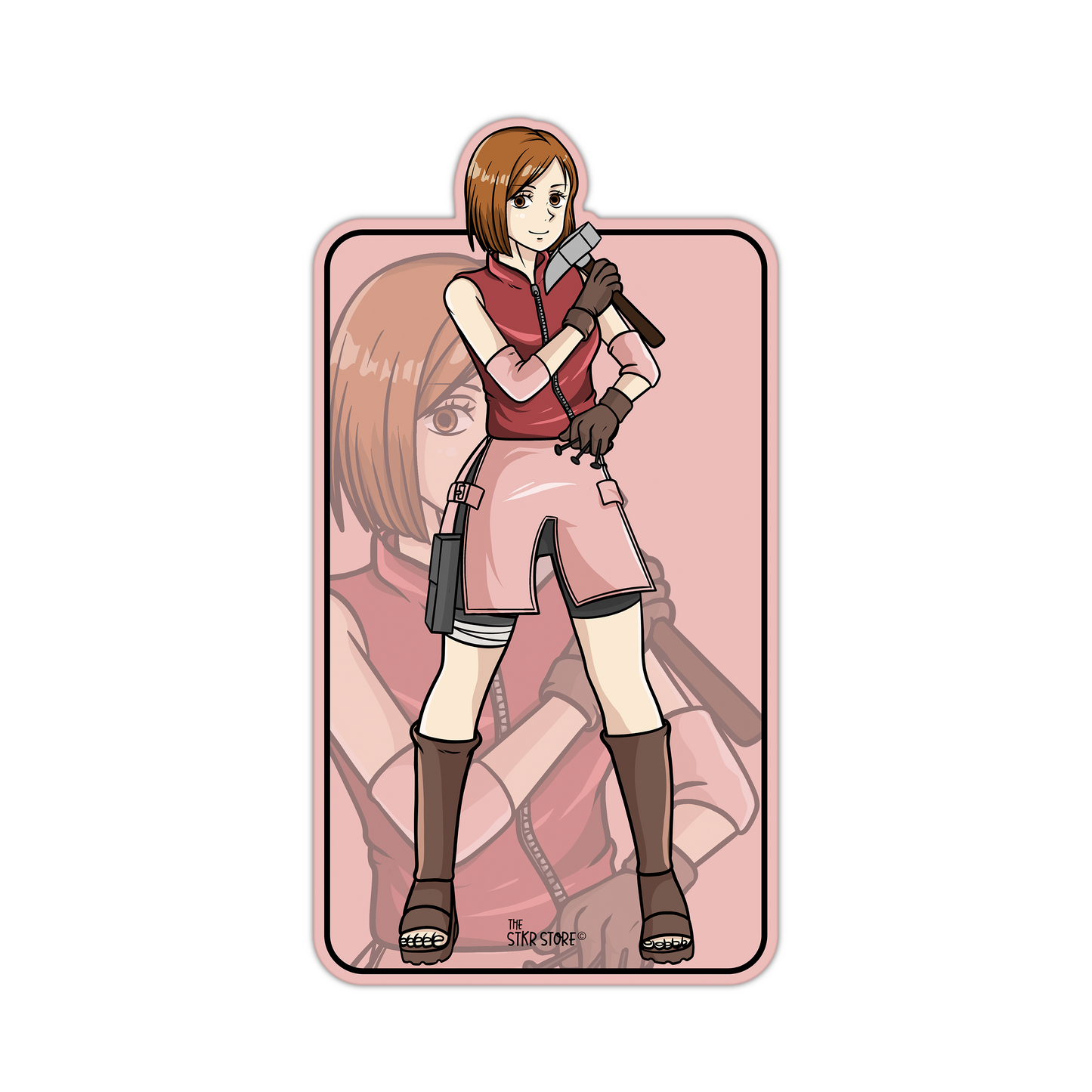 Nobara Jujutsu Cosplay Sticker