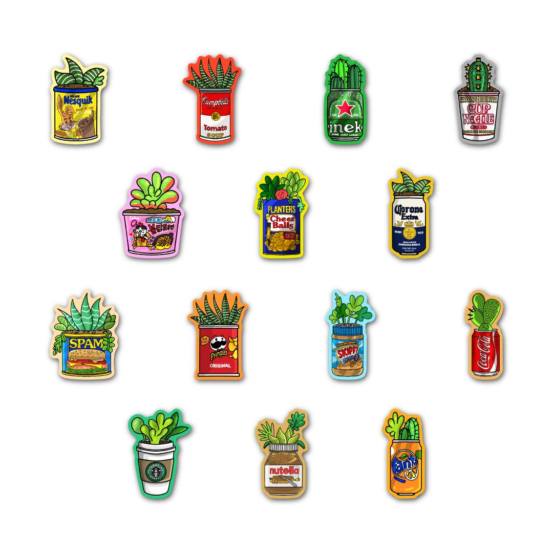 Planters Sticker Pack