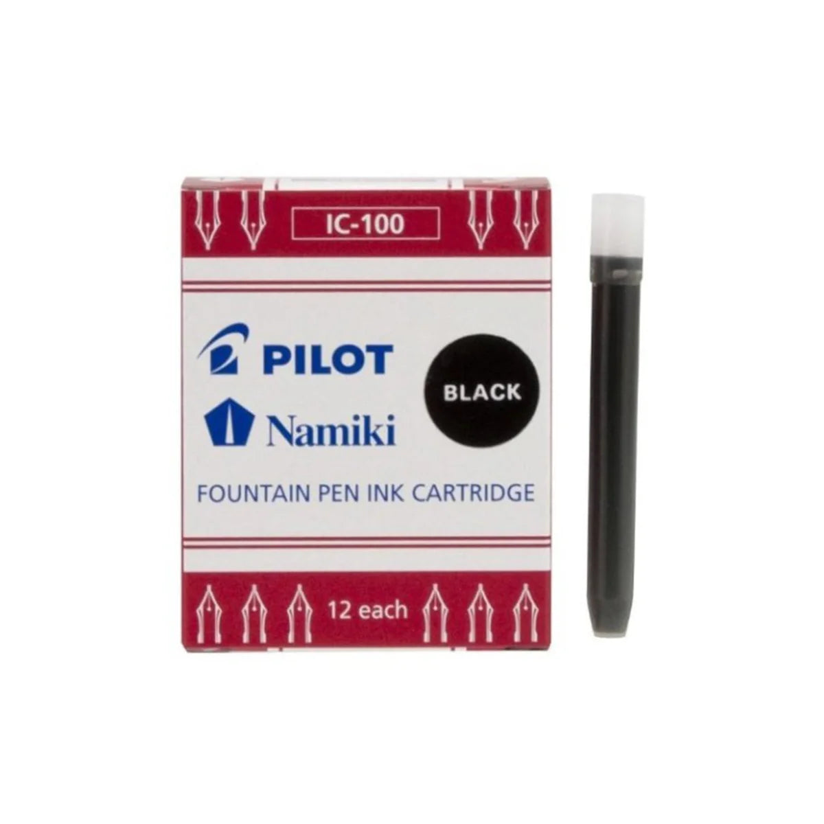 Pilot Fountain Pen Ink Cartrdge Refill 12 Pack