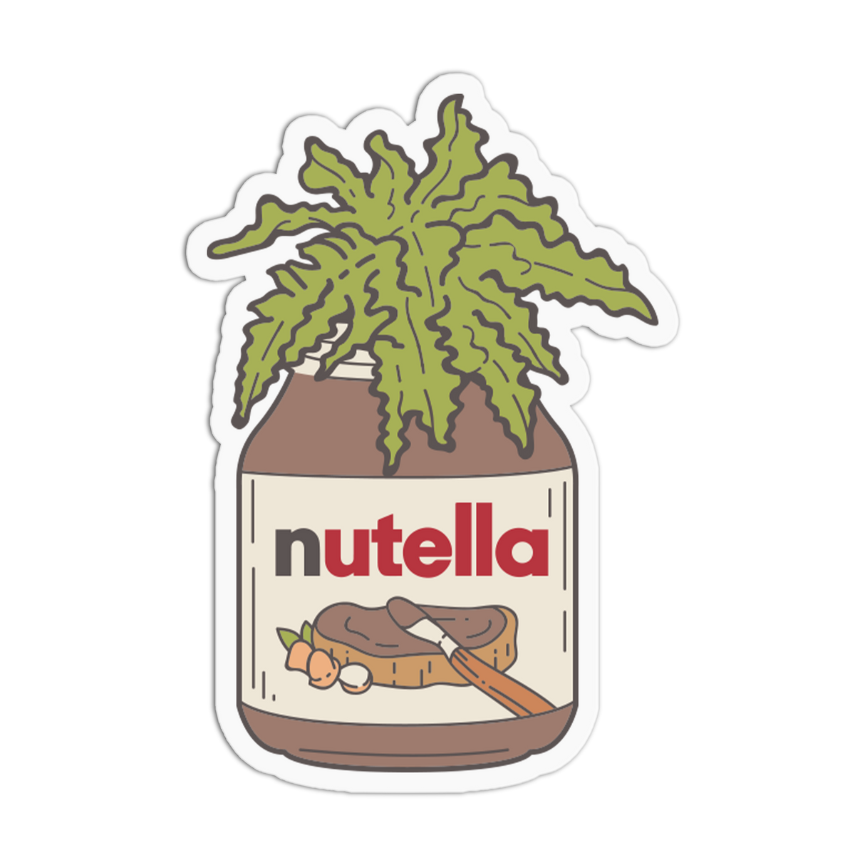 Hazelnut Spread - Planter Asian Foods Sticker