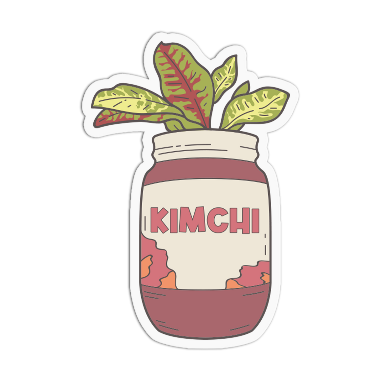 Kimchi Jar - Planter Asian Foods Sticker