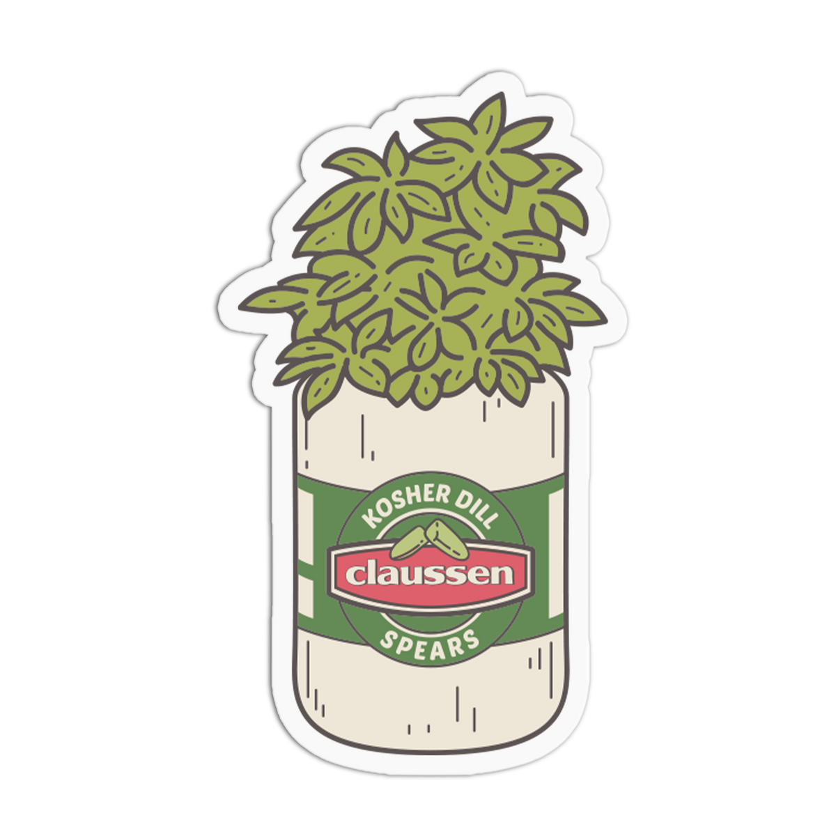 Pickle Jar - Planter Asian Foods Sticker