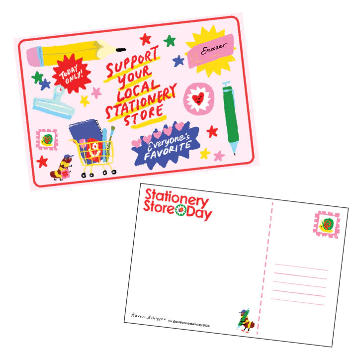 Stationery Store Day Card