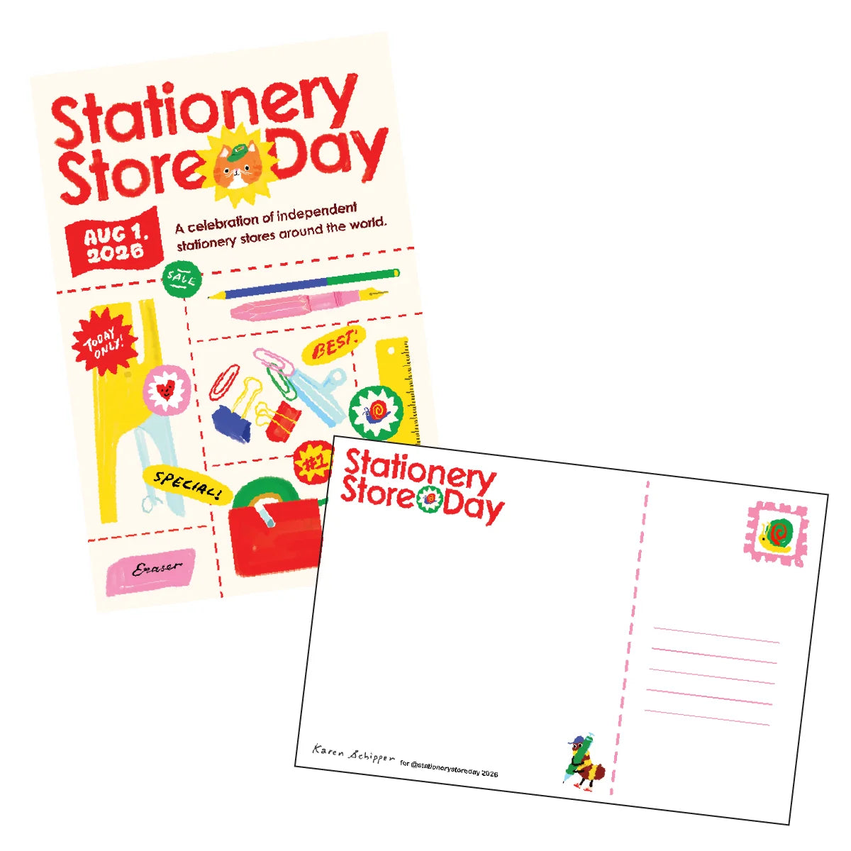 Stationery Store Day Card