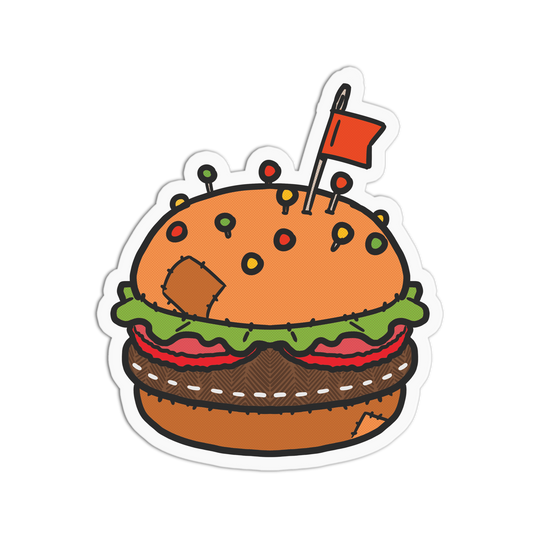 Beefy Buffer - Push Cushion Sticker - The Stkr Store