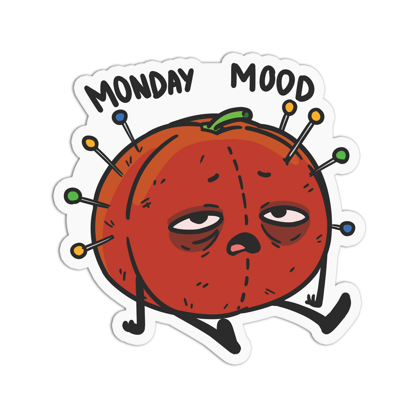 Sleepy Seed - Push Cushion Sticker - The Stkr Store