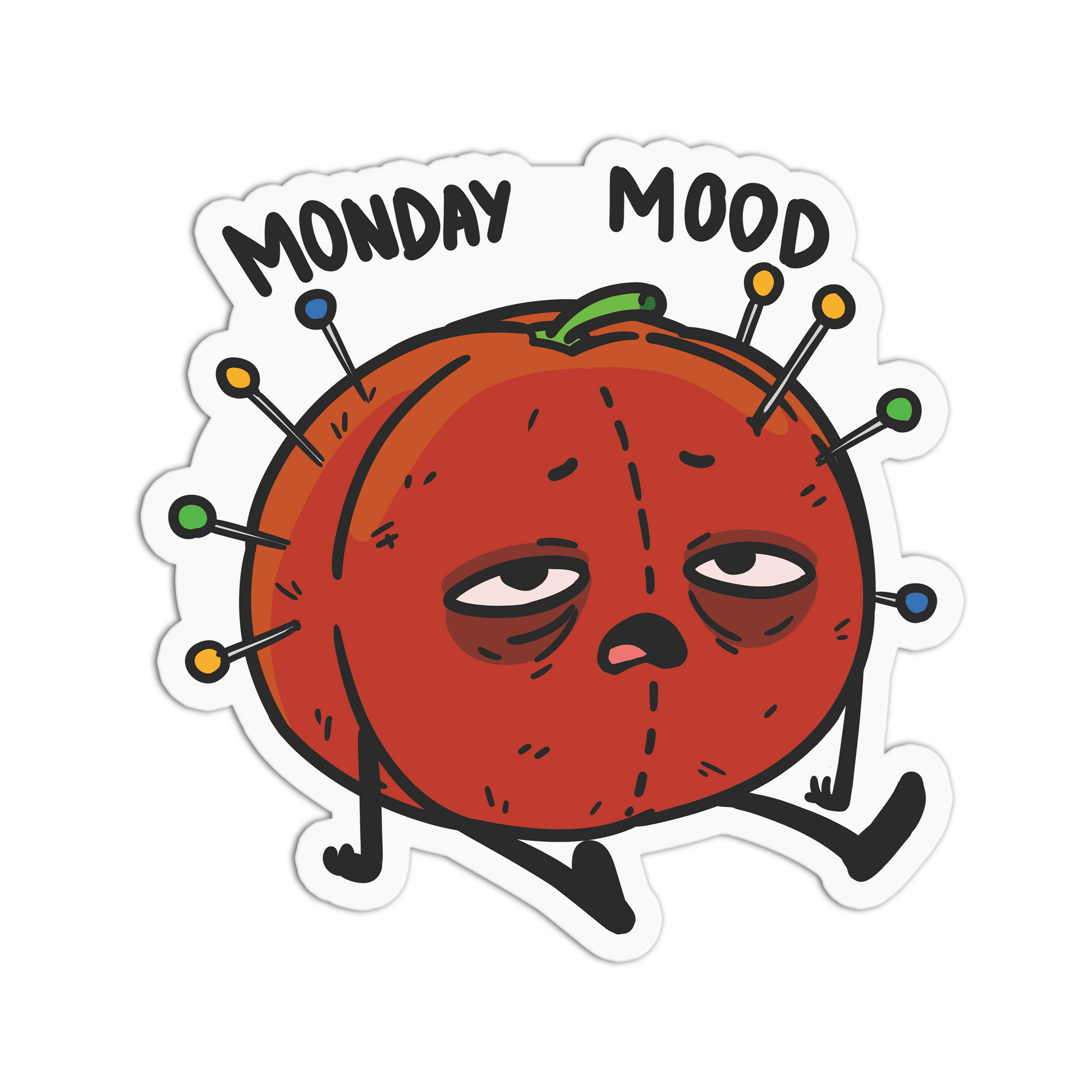 Sleepy Seed - Push Cushion Sticker - The Stkr Store