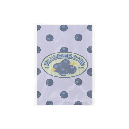Handpicked Blueberry Notepad A7
