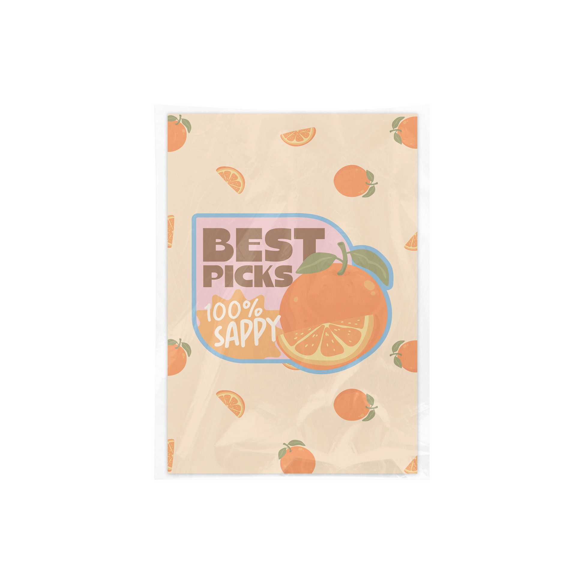 Best Picks Orange Notepad A7