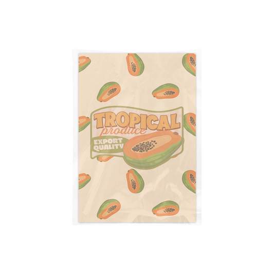 Tropical Papaya Notepad A7