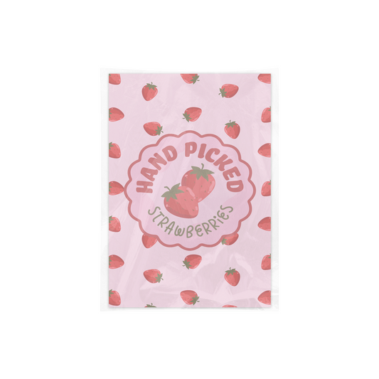 Handpicked Strawberry Notepad A7