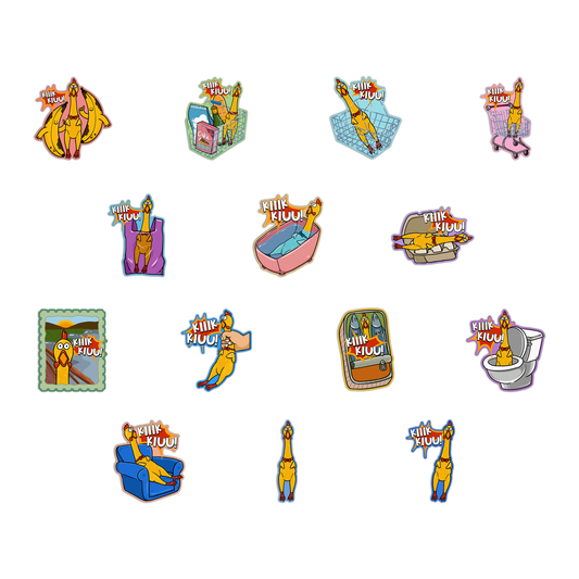 Screaming chicken Sticker Pack