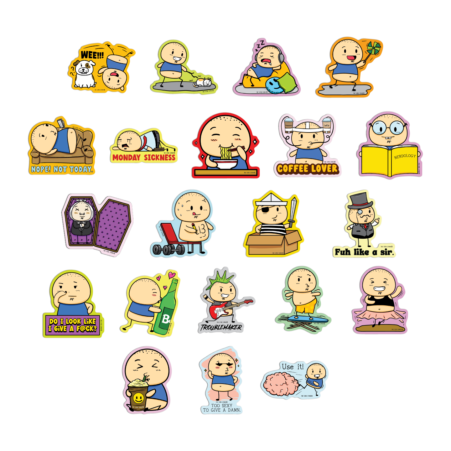 Sean Potato Funny Sticker Pack