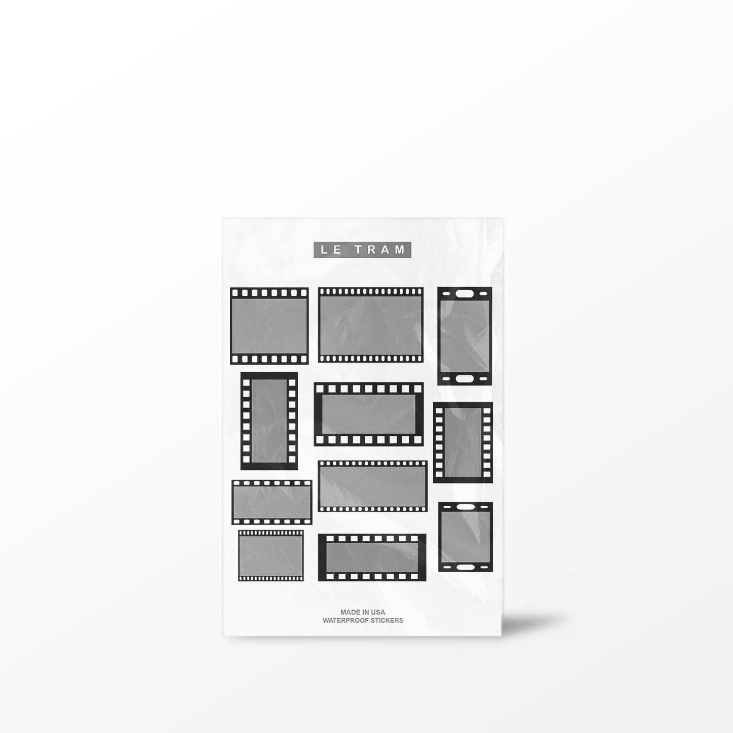 Le Tram Camera Film - Clear Sticker Sheet