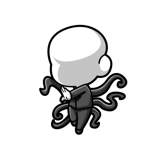 Slim-Chibi Cryptozoology Sticker - The Stkr Store