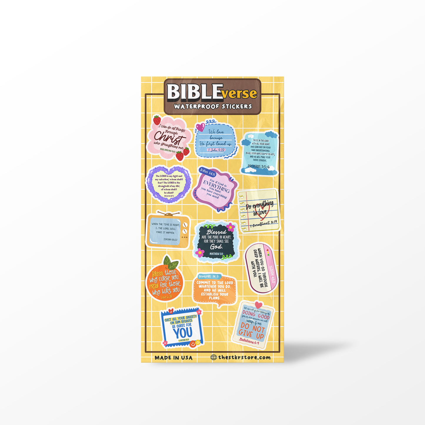 Bibleverse Sticker Sheet