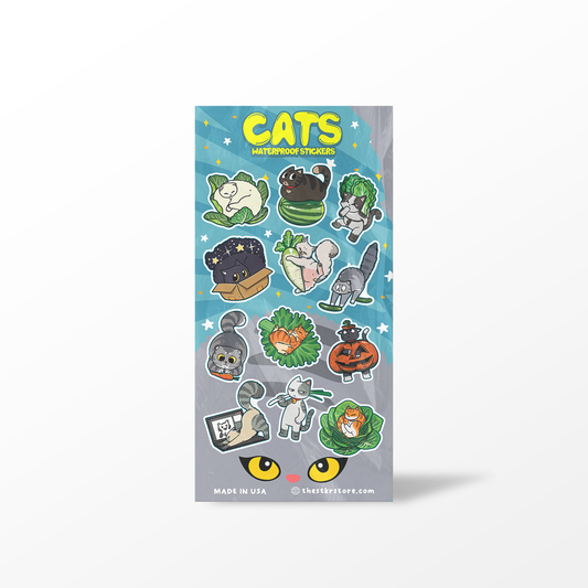 Cats Sticker Sheet