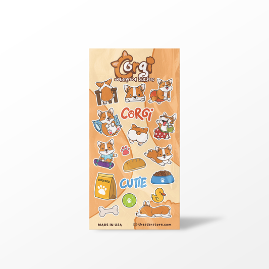 Corgi Sticker Sheet