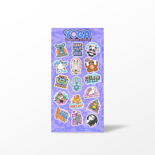 Yoga Sticker Sheet