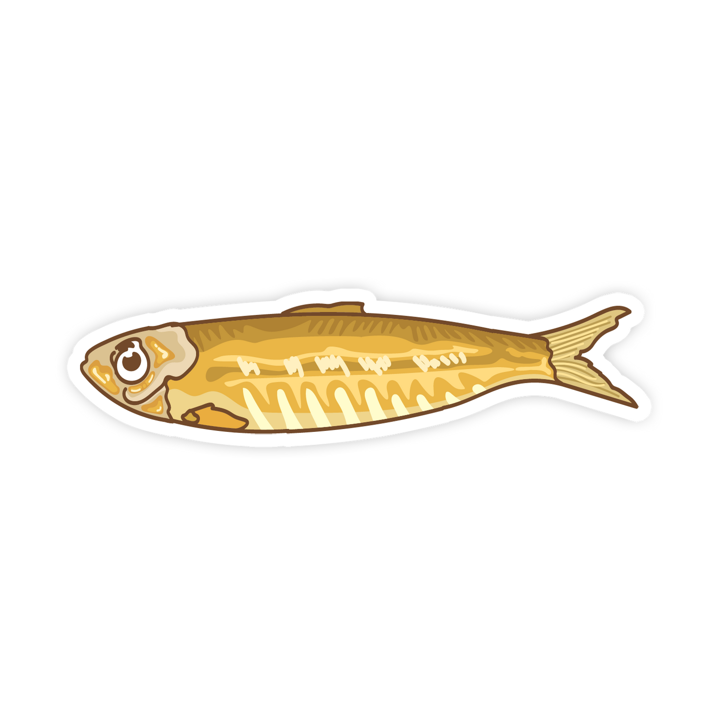 Illustration of a fish on a white background