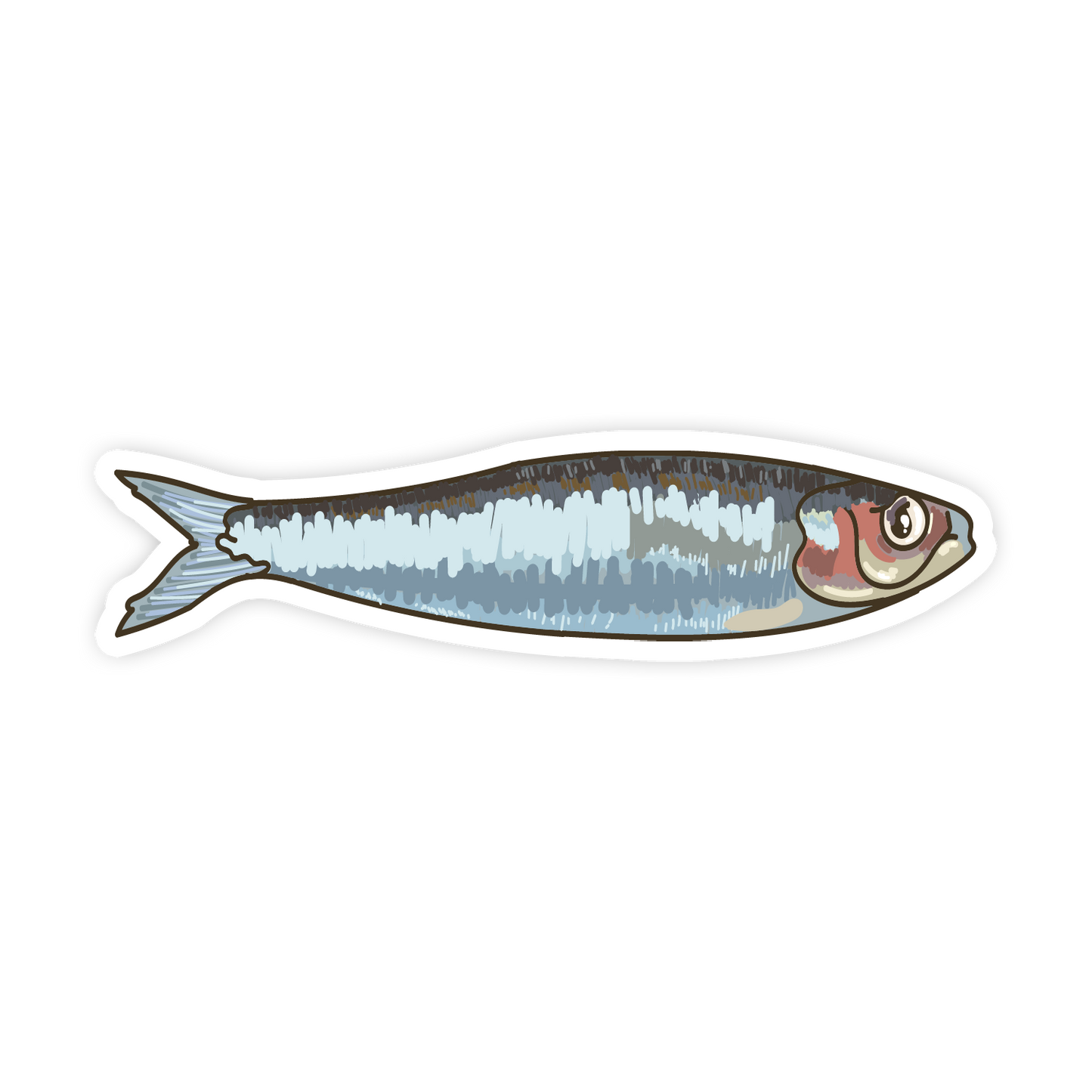 Illustration of a fish on a white background