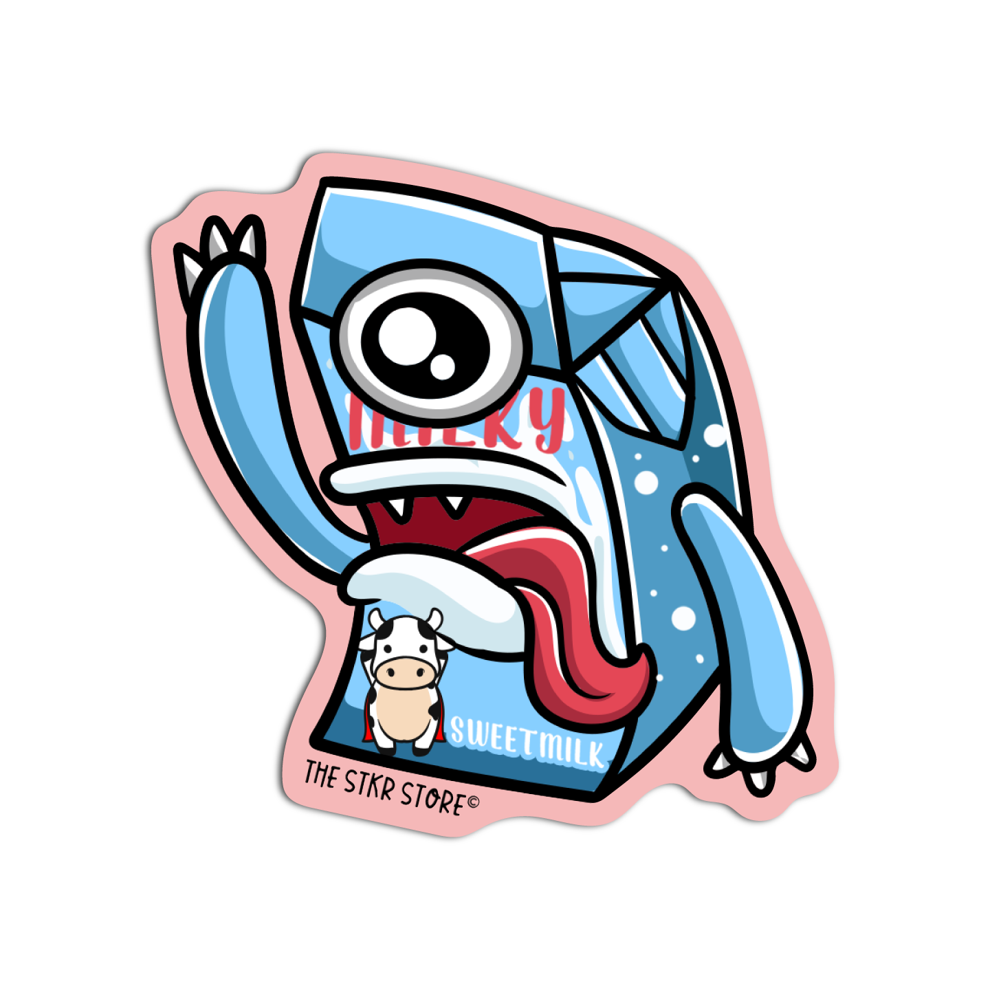 Sweet Milk Pantry Monster Sticker