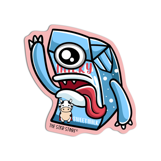 Sweet Milk Pantry Monster Sticker