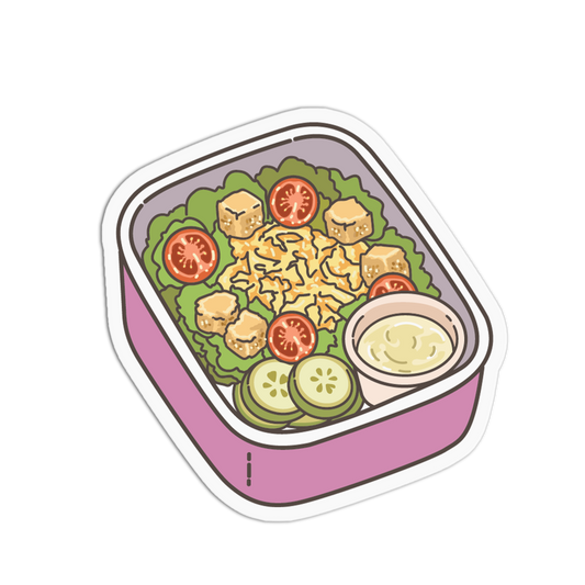 Fresh Caesar School Lunchbox Sticker