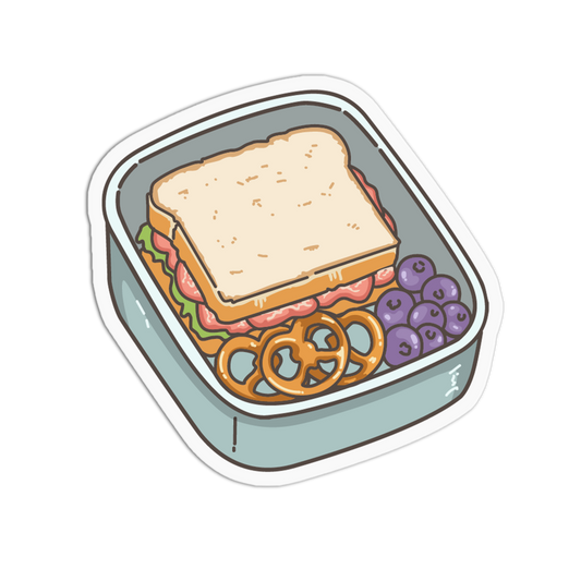 Deli Sandwich School Lunchbox Sticker