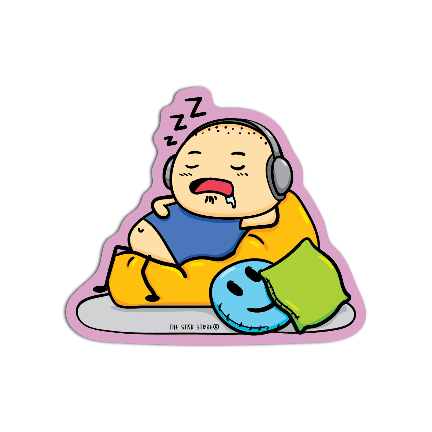 Sean Sleeping Sean Potato Funny Sticker