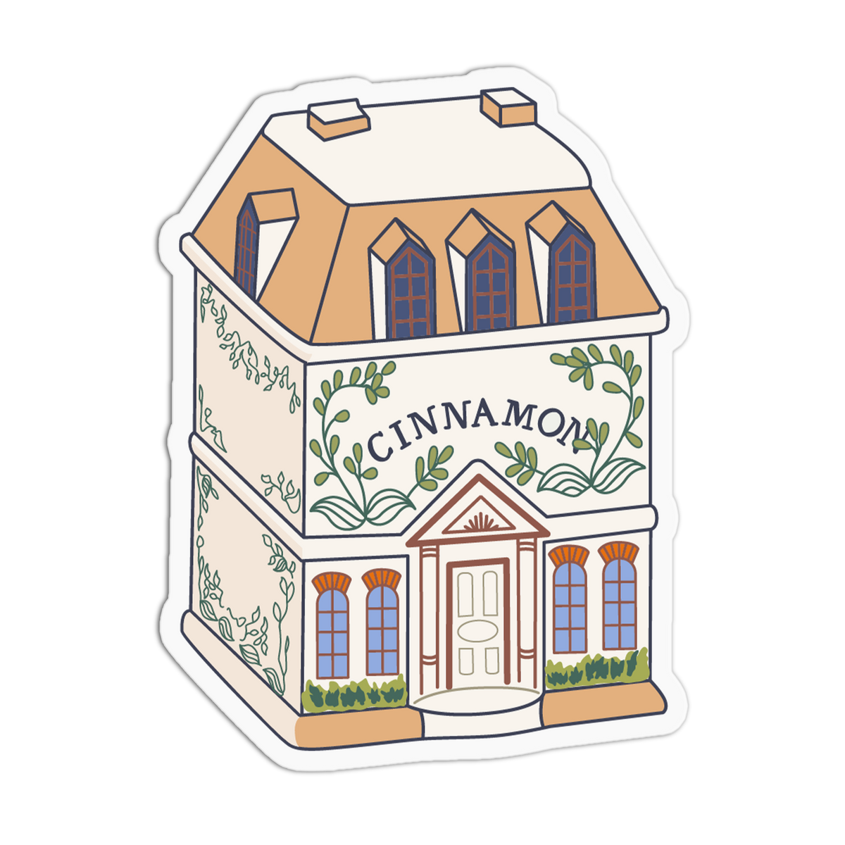 Cinnamon Cottage - Spices Village Sticker