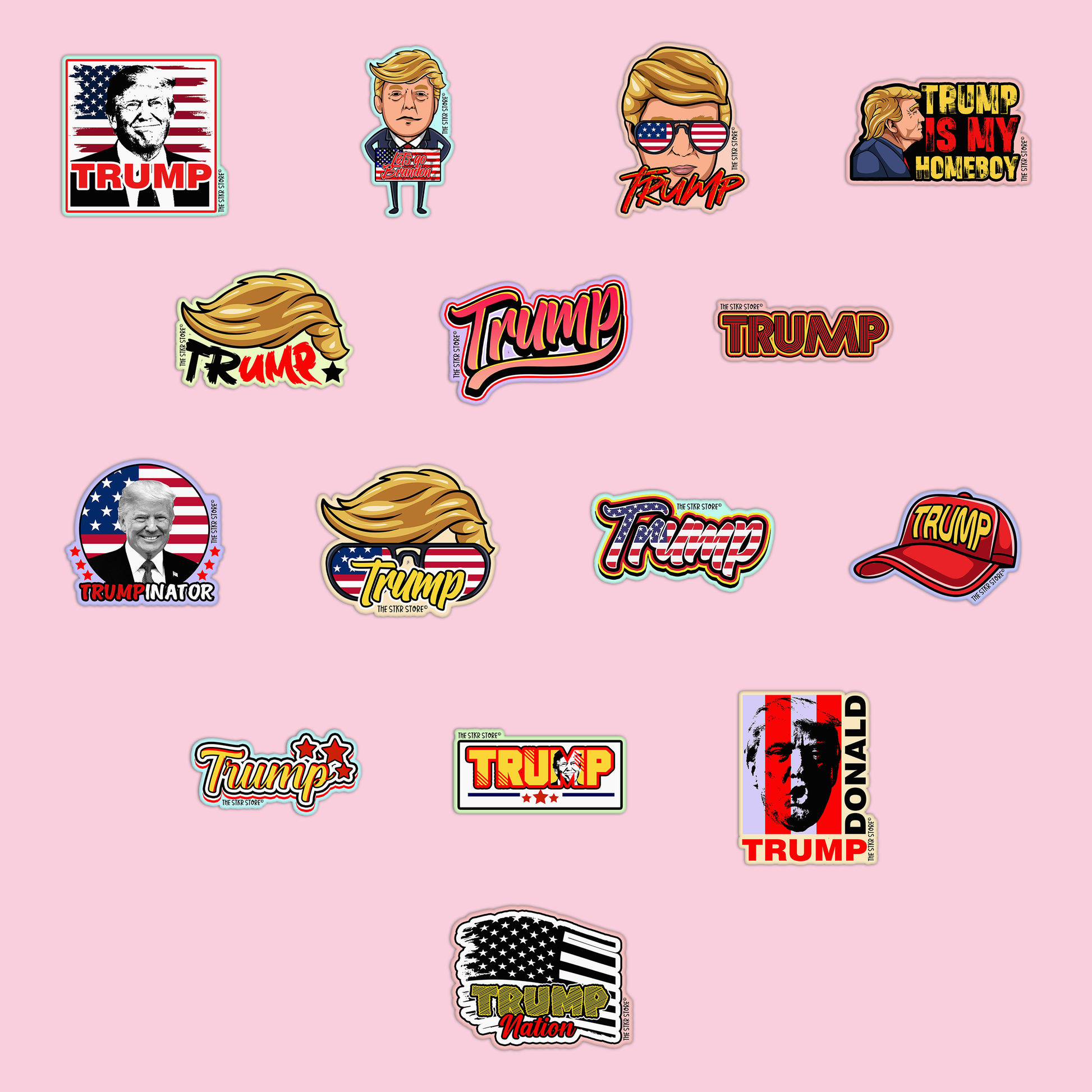 Donald Trump Sticker Pack