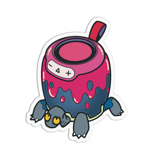Speaker Turtle - Tech Critters Sticker