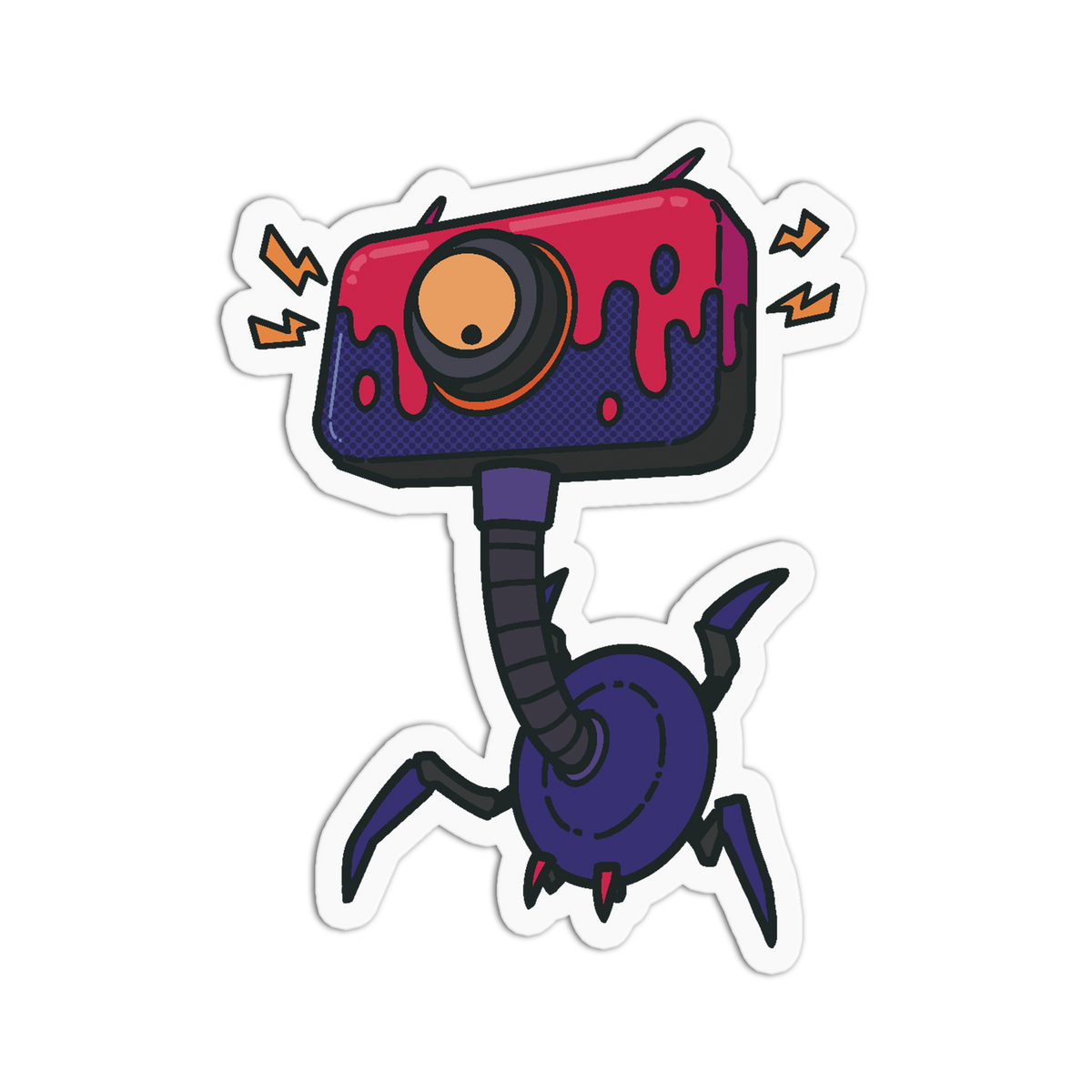 Web Cam - Tech Critters Sticker