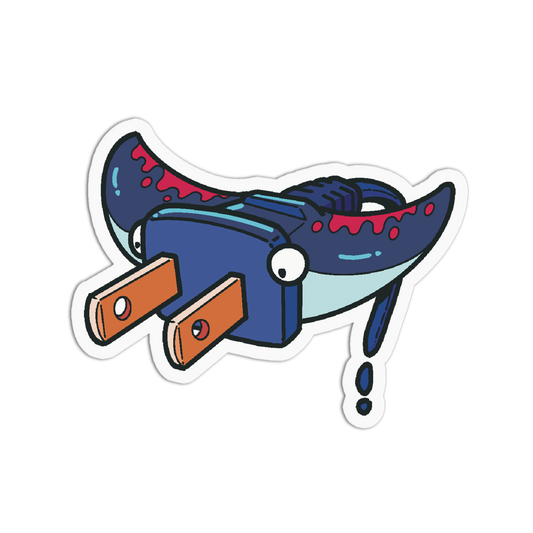 Power Plug - Tech Critters Sticker