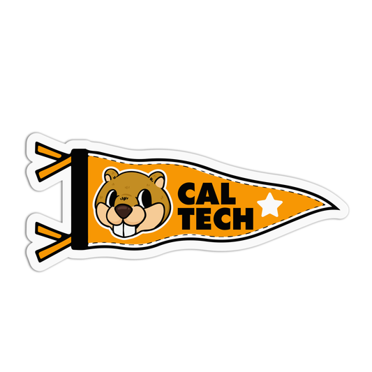 Cal Tech University Flag Sticker