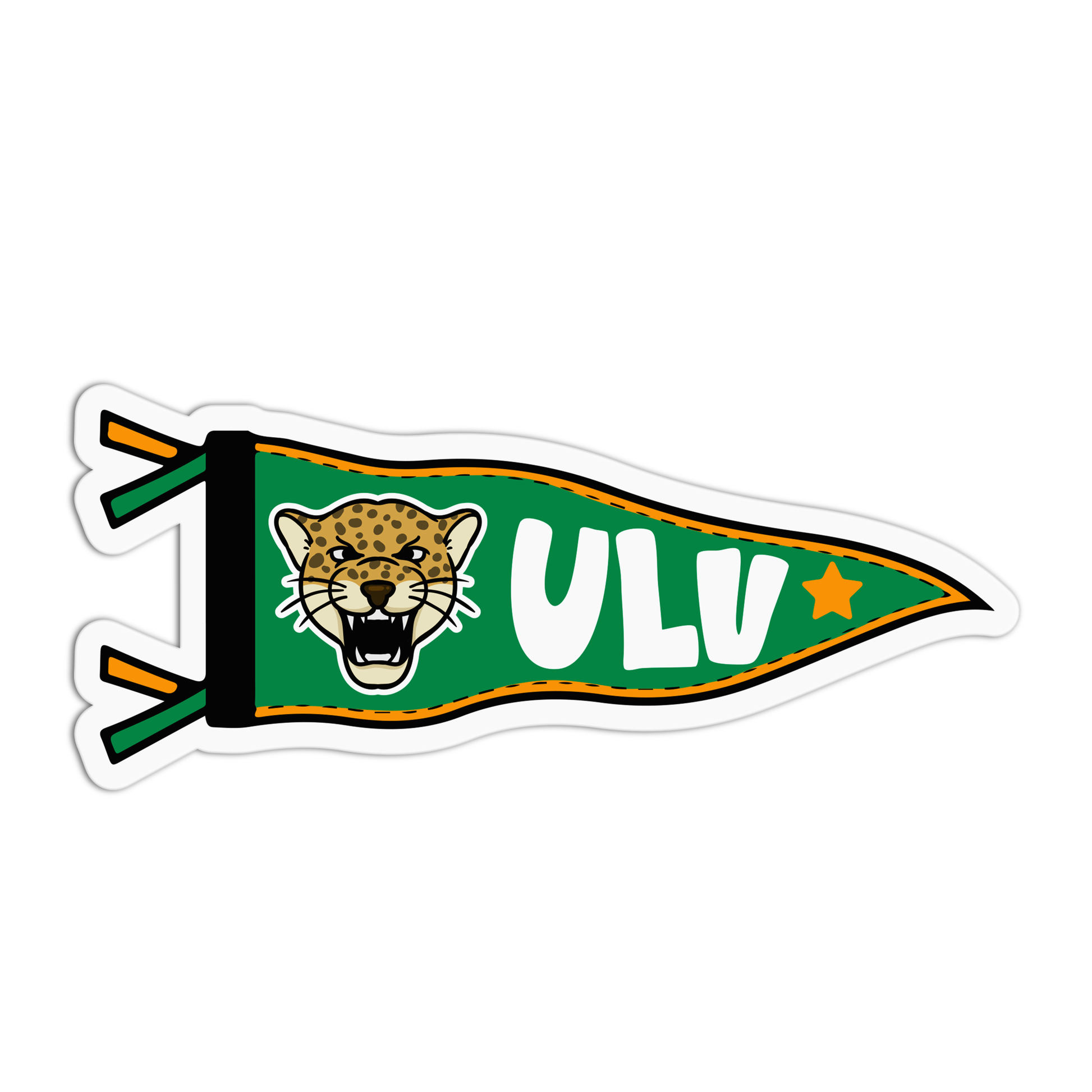 ULU  University Flag Sticker