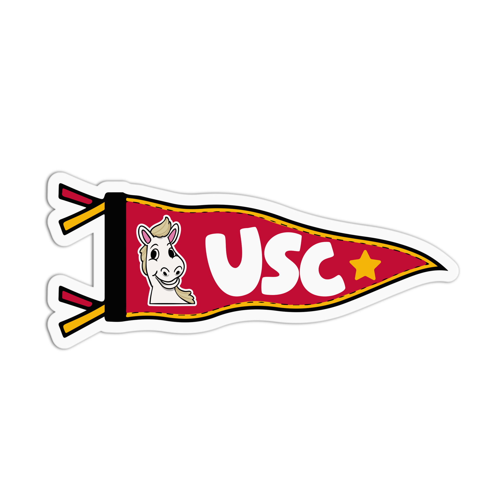 USC Flag Sticker
