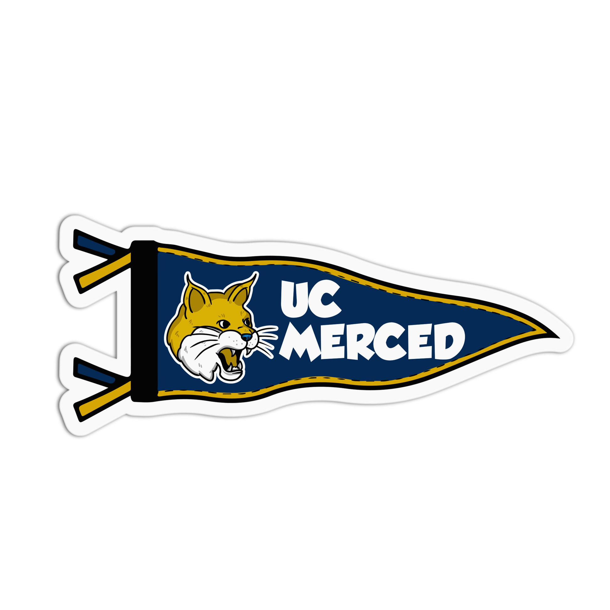 UC MERCED University Flag Sticker