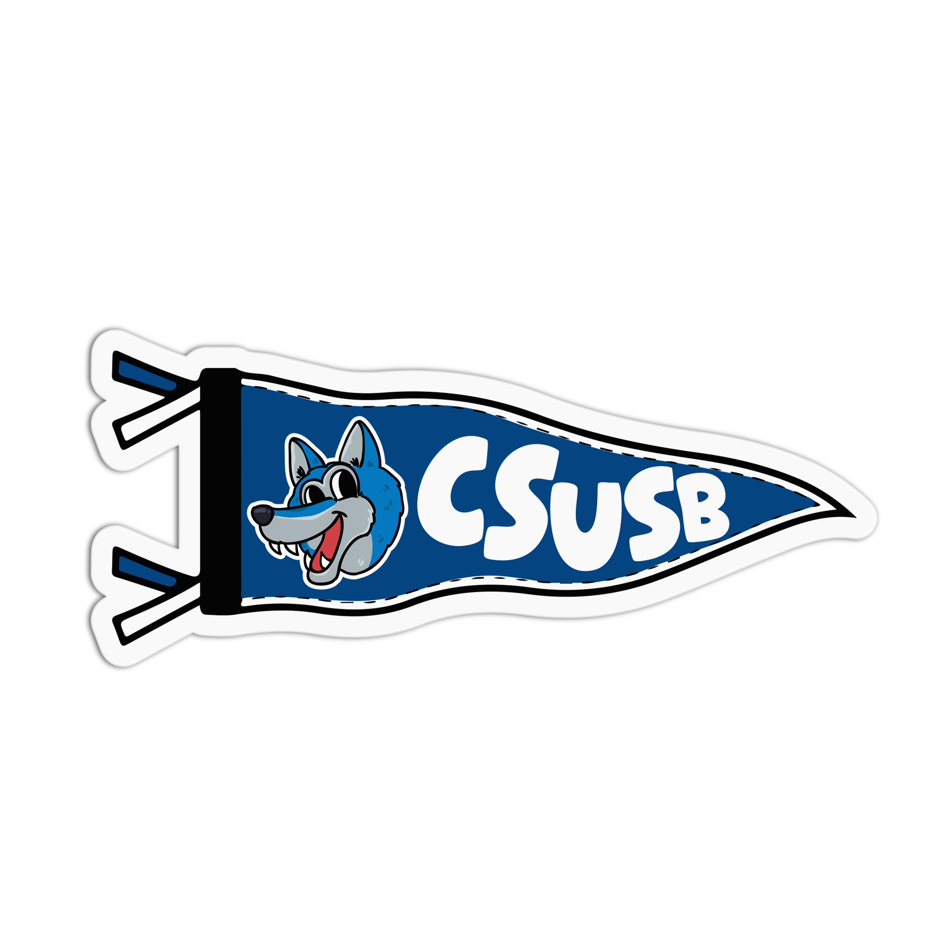 Csusb Flags CSU San Bernadino Flag Sticker – The Stkr Store