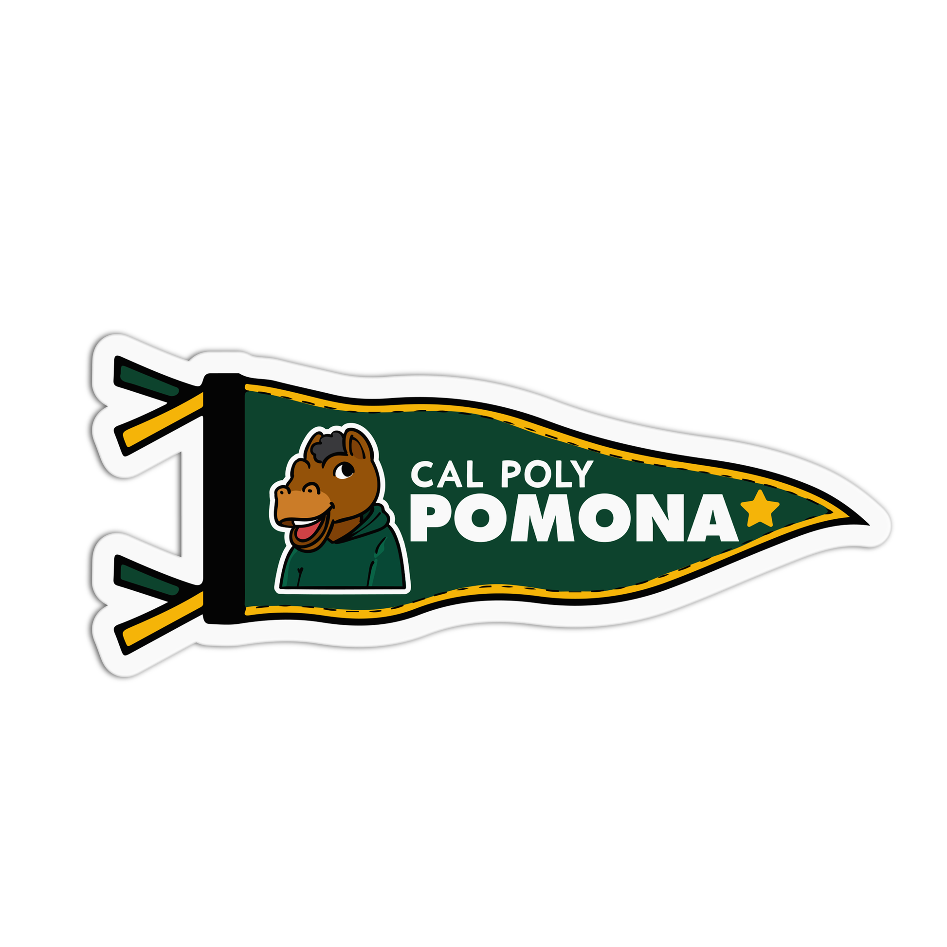 CAL POLY POMONA University Flag Sticker
