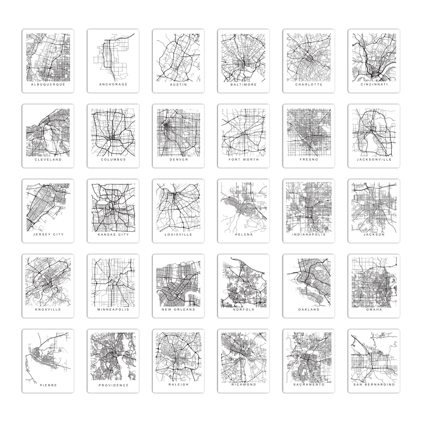Usa Street Maps – The Stkr Store