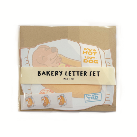 The STKR Store Dog Bread Bakery Letter Set