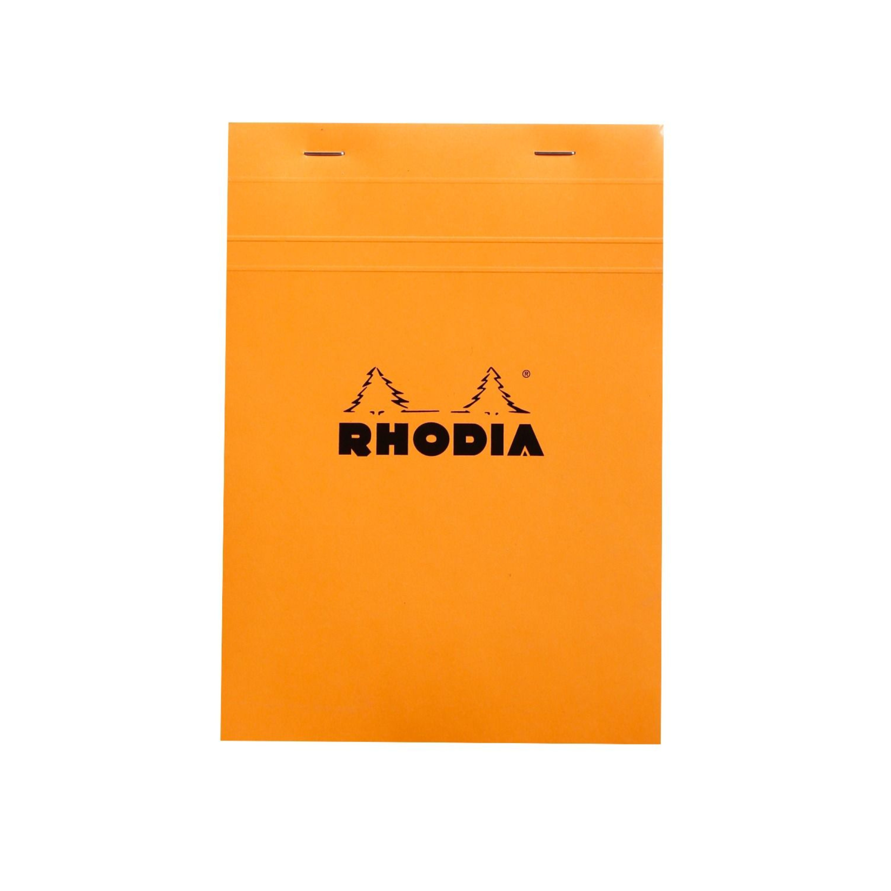 Rhodia Blank Staplebound Orange Cover Notepad - The Stkr Store